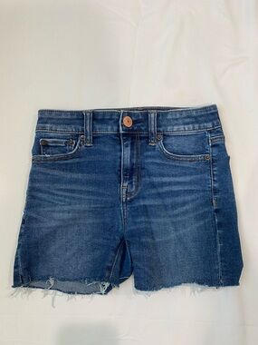 American Eagle Light Blue Denim Waistband with Embroidered Logo